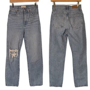 Madewell Jeans SIZE 25 The Perfect Vintage Straight Jean Denim Reinhart Wash